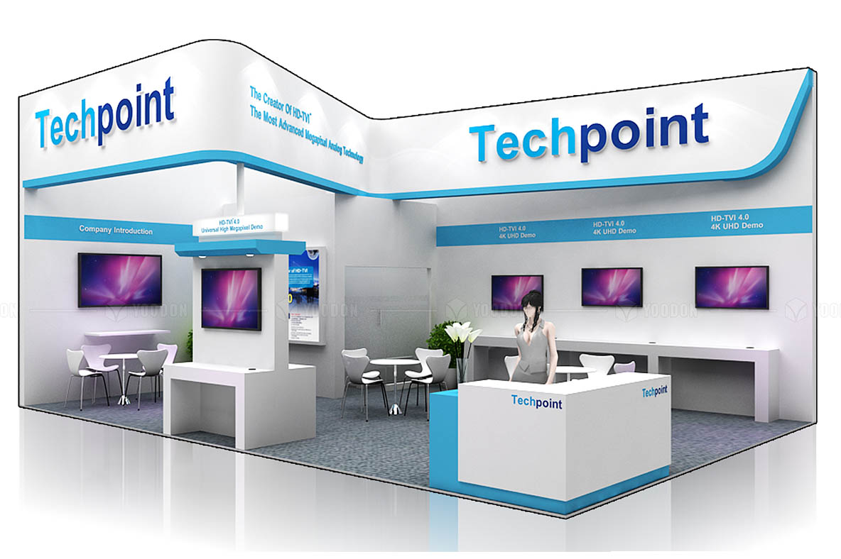 Techpoint_安防展会布置