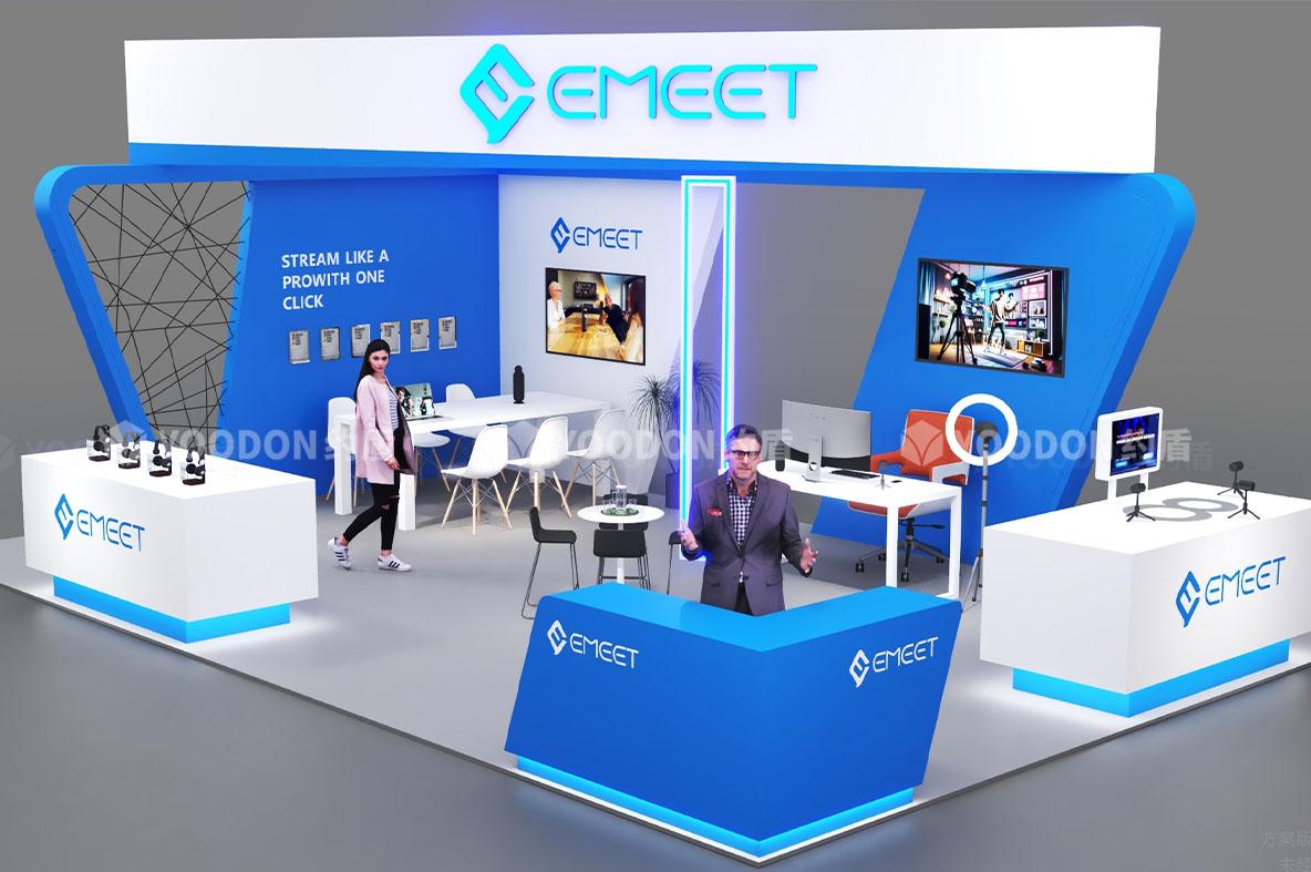 EMEET_美国展会搭建